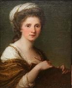 Angelica Kauffmann Self-portrait painting